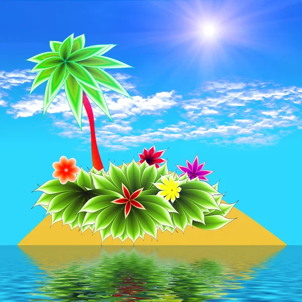 stock image Paradise island