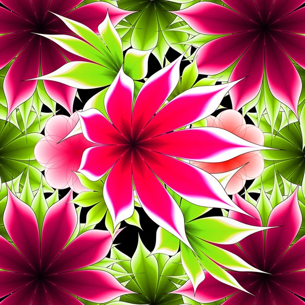 Abstract frame applique flower — Stock Photo, Image