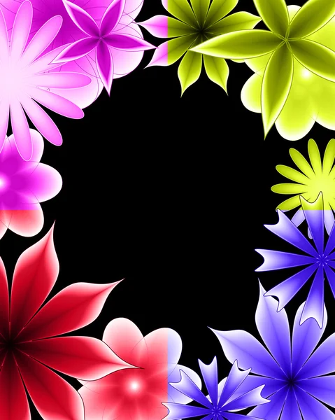Abstract gradient flower — Stock Photo, Image