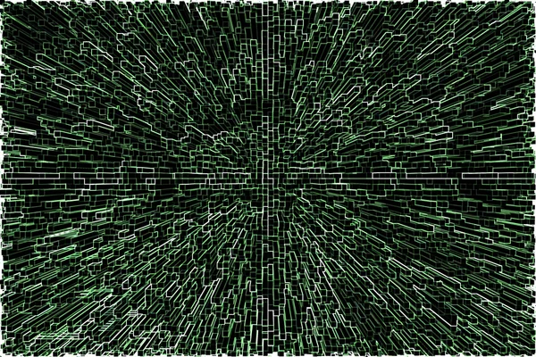 Abstrakt grön extrudering bakgrund — Stockfoto