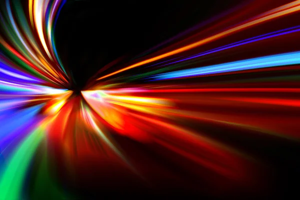 Abstract night acceleration speed motion — Stock Photo, Image