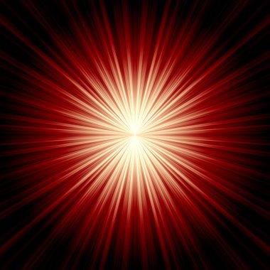 Abstract radiant star clipart