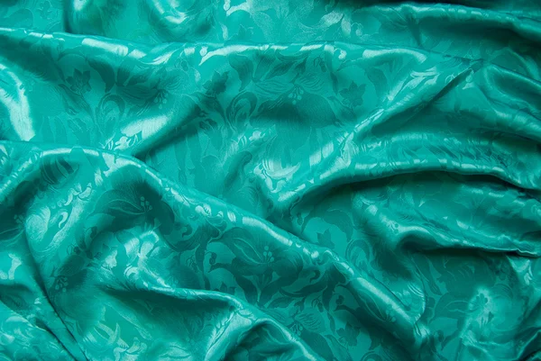 Grün dunkel Meer Farbe Schal — Stockfoto