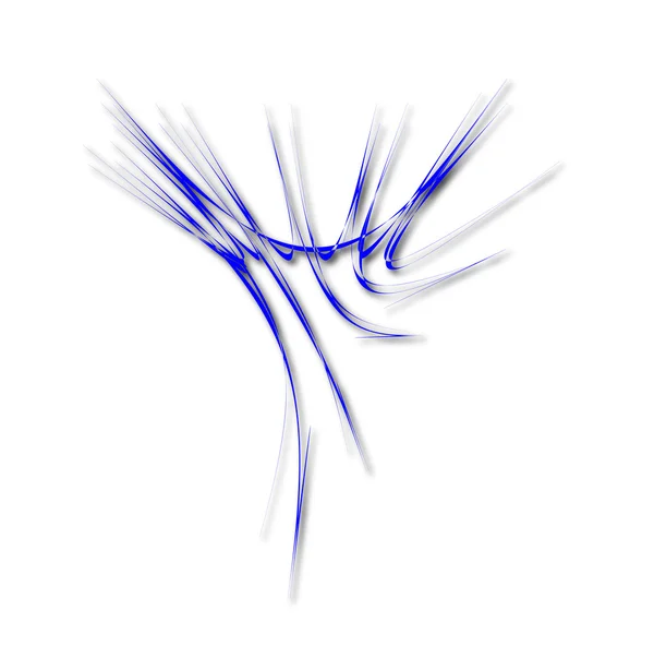Fantástico Azul Abstracción de líneas — Archivo Imágenes Vectoriales