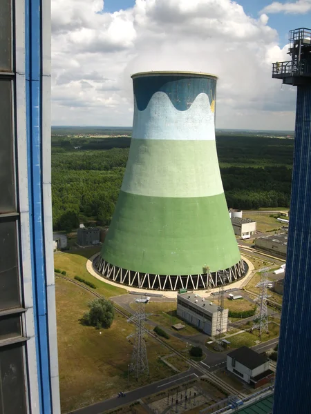 発電所冷却塔 — ストック写真