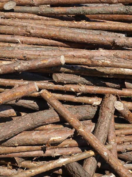 Μπλοκ του ξύλου στην πυρά ως φόντο — Φωτογραφία Αρχείου