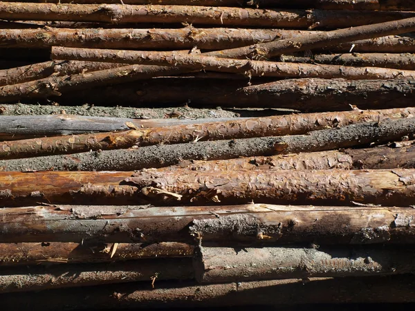 Klocki drewniane na stosie jako tło — Zdjęcie stockowe
