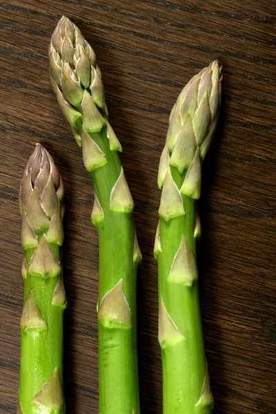 Tre asparagi — Foto Stock