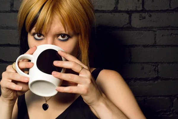 Kaffee trinken — Stockfoto