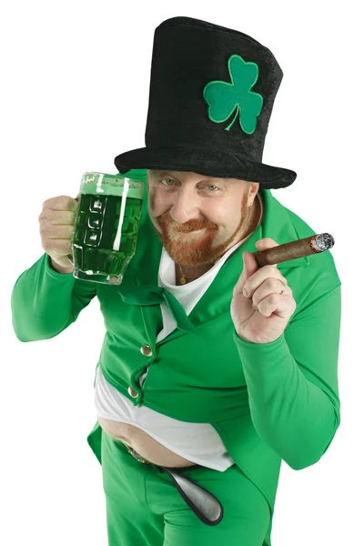 St. Patricks Day Leprechaun — Stock Photo, Image