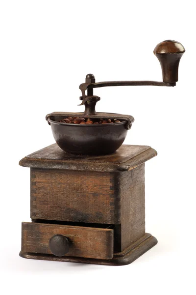 Antique kávu mlýnek — Stock fotografie