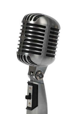 Retro studio microphone clipart