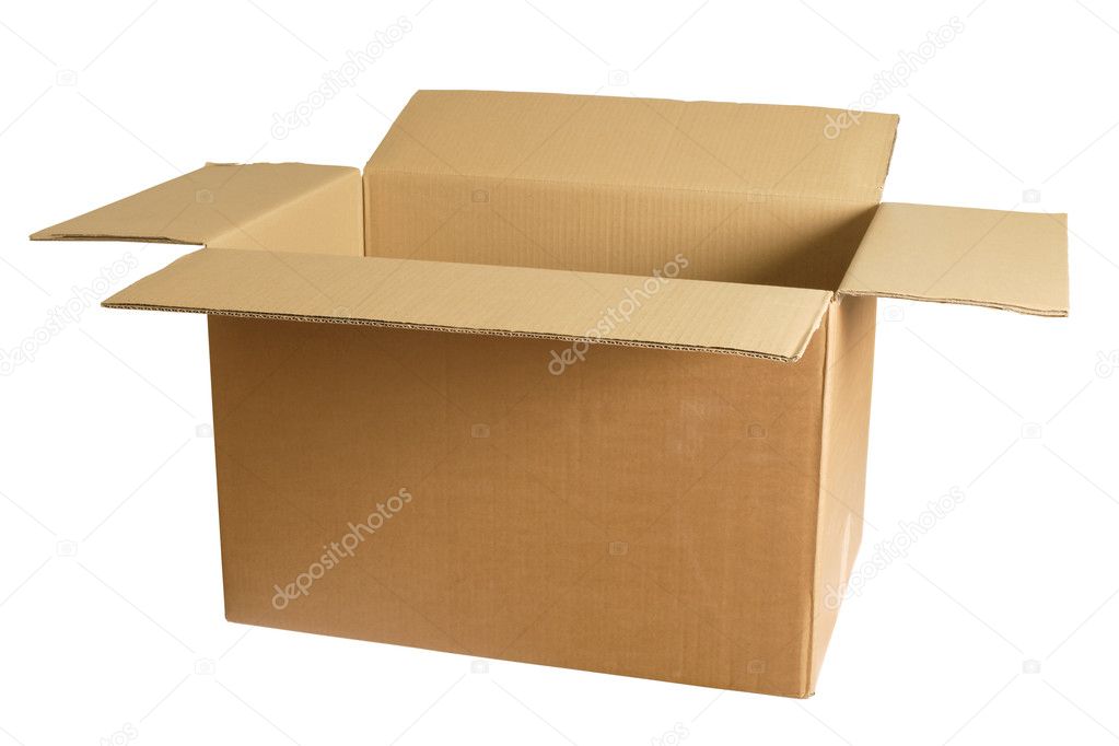 Empty cardboard box