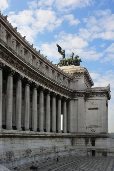 Vittorio Emanuele in Rome, Italy — Stock Photo, Image