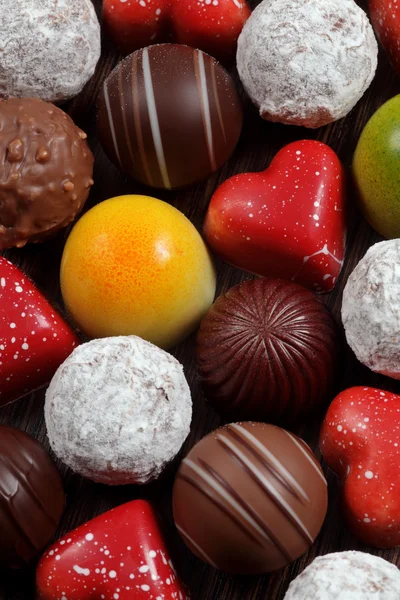 Chocolates surtidos — Foto de Stock