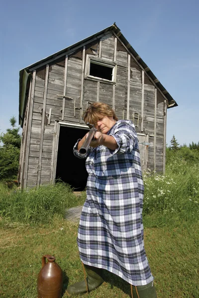 Get off my property — Stock Photo, Image
