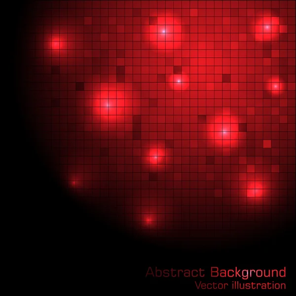 矢量红色技术背景 — 图库矢量图片