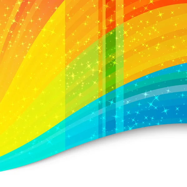 Abstrakt rainbow bakgrund — Stock vektor