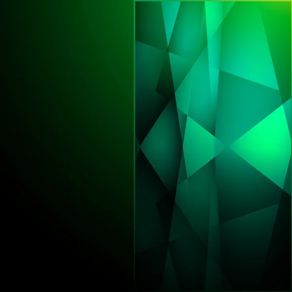 Abstrakter grüner Hintergrund. Vektorillustration — Stockvektor