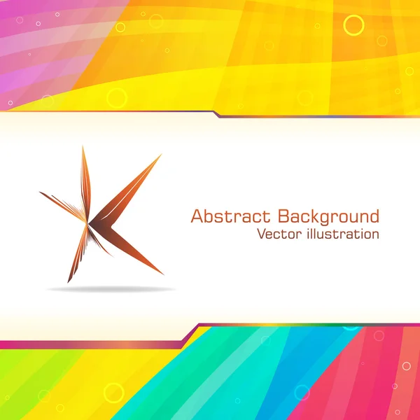 Plantilla de banner de alta tecnología abstracta — Archivo Imágenes Vectoriales
