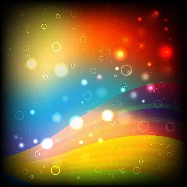 Abstract luxury background with rainbow — Stock Vector