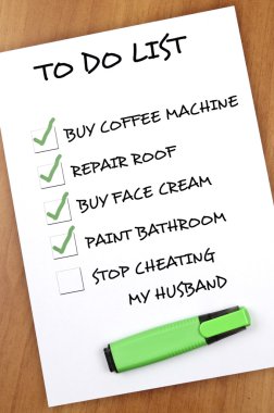 To do list clipart