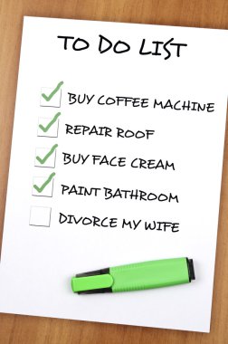 To do list clipart