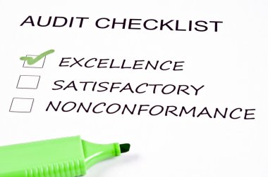 Audit checklist clipart