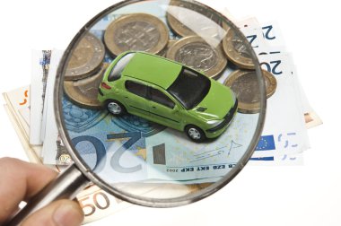 Car and money clipart