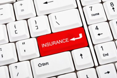 Insurance key clipart