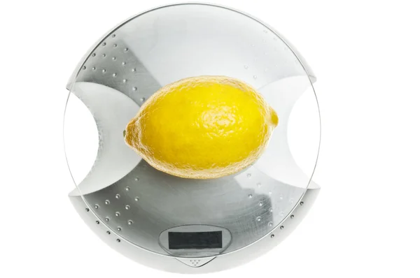 Limon yemek ölçek — Stok fotoğraf