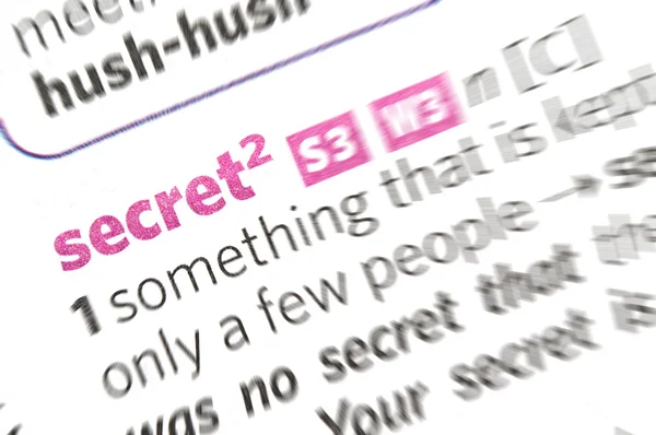 Palabra secreta — Foto de Stock