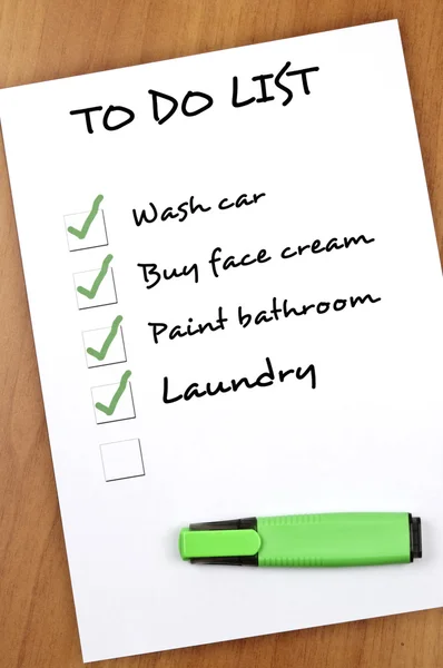 stock image To do list