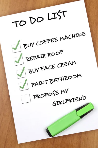 stock image To do list