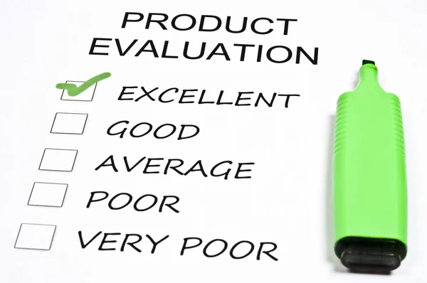 Product evaluation — Stock Photo, Image