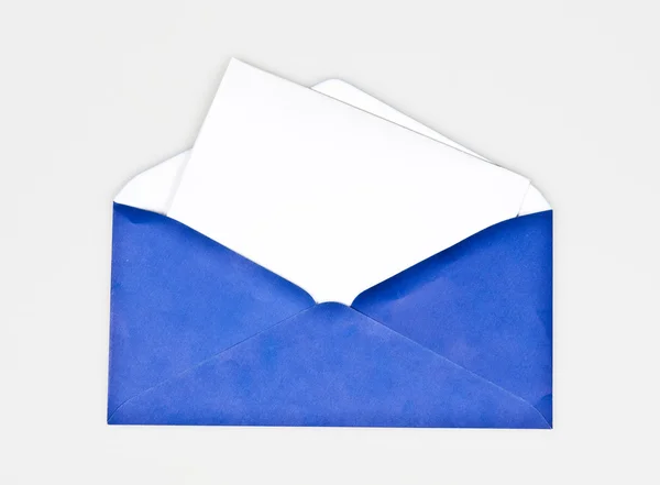 Geïsoleerde envelop — Stockfoto