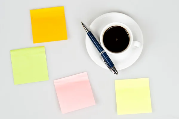 stock image Coffee and post it