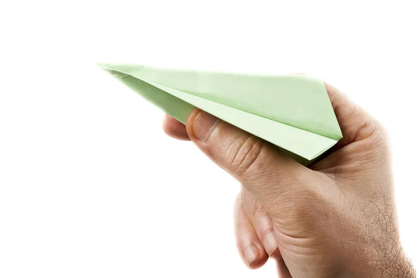 Paper airplane — Stock Photo, Image