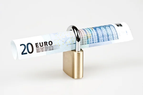 Locked money — Stock Photo, Image
