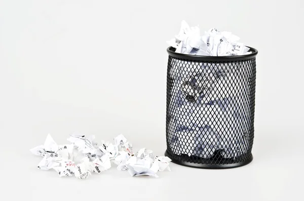 stock image Office paper trash