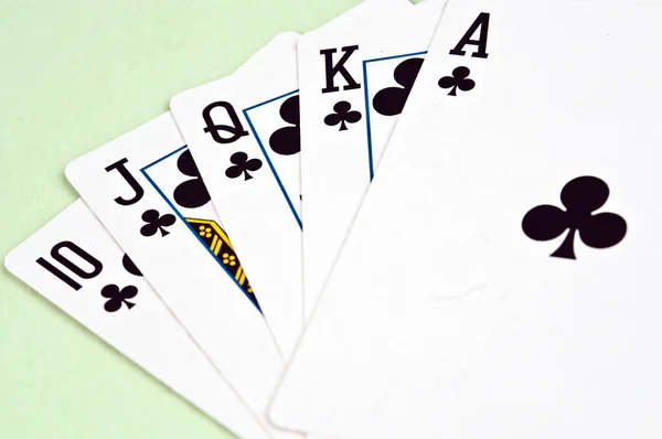 Straight flush — Stock Photo, Image