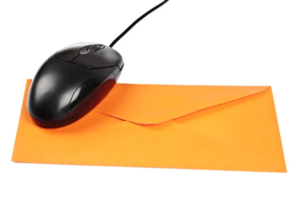 Mouse on envelope — Stock Photo, Image