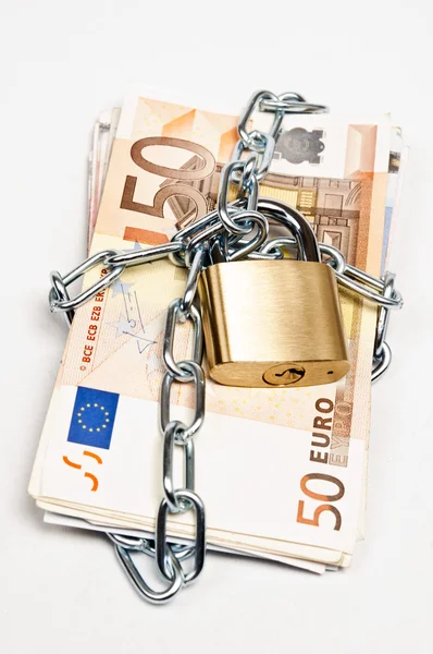 Money locked — Stock Photo, Image