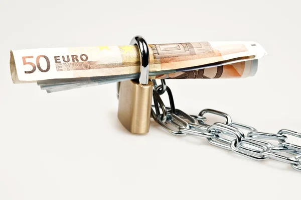 Money locked — Stock Photo, Image