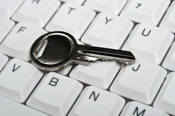 Key on keyboard — Stock Photo, Image