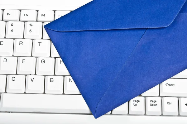 Emvelope на клавіатурі — стокове фото