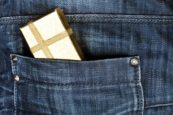 Jeans pocket — Stock Photo, Image