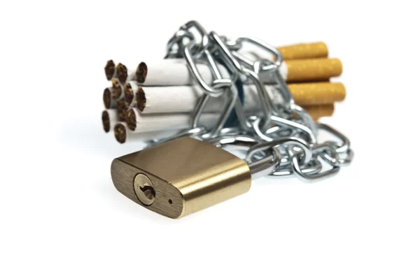 Sigaretten vergrendeld — Stockfoto