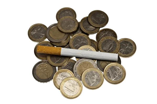Τσιγάρο για χρήματα — Φωτογραφία Αρχείου