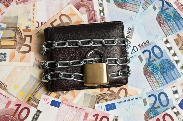 Wallet locked — Stock Photo, Image